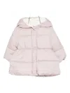 Lalalù Lalalu Pink Padded Jacket With Hood In Pink