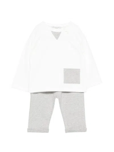Lalalù Pyjamas With Herringbone Pattern In Gray