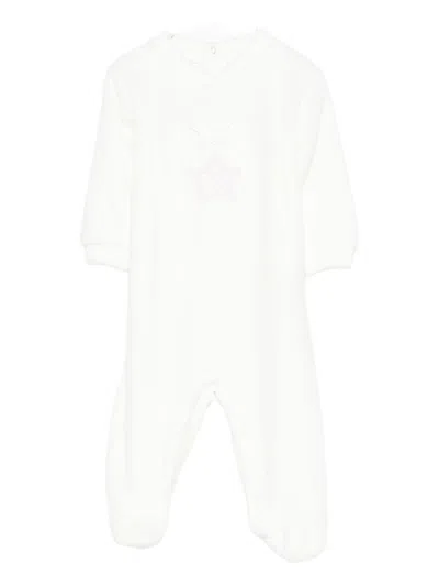 Lalalù Lalalu Star-embellished Romper In White
