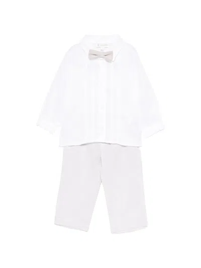Lalalù Suit With Bow Tie In Multi