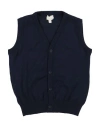 Lalalù Toddler Boy Cardigan Navy Size 5 Cotton In Navy