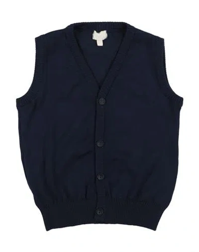 Lalalù Babies'  Toddler Boy Cardigan Navy Size 5 Cotton