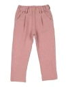 Lalalù Toddler Boy Pants Brick Size 4 Cotton, Elastane In Red
