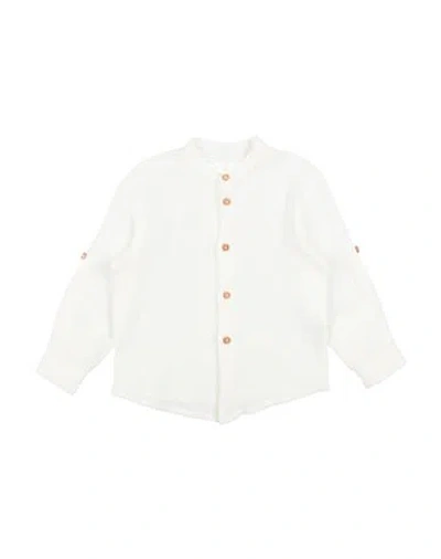 Lalalù Babies'  Toddler Boy Shirt White Size 6 Cotton