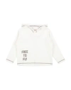 Lalalù Toddler Boy Sweatshirt White Size 6 Cotton In White