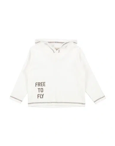 Lalalù Babies'  Toddler Boy Sweatshirt White Size 6 Cotton
