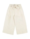 Lalalù Toddler Girl Pants Beige Size 6 Cotton, Lurex In Beige