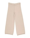 Lalalù Toddler Girl Pants Beige Size 6 Wool, Viscose, Polyamide, Metallic Fiber, Cashmere In Beige