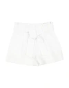 Lalalù Toddler Girl Shorts & Bermuda Shorts White Size 6 Cotton In White