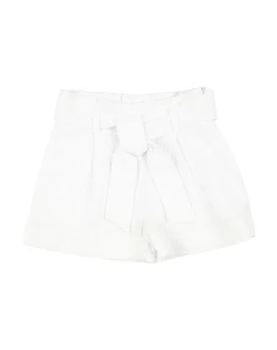 Lalalù Babies'  Toddler Girl Shorts & Bermuda Shorts White Size 6 Cotton