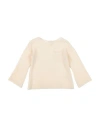 Lalalù Babies'  Toddler Girl Sweater Beige Size 4 Recycled Cotton, Polyester