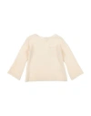 Lalalù Toddler Girl Sweater Beige Size 4 Recycled Cotton, Polyester In Beige