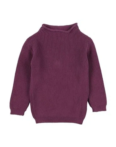 Lalalù Babies'  Toddler Girl Sweater Mauve Size 4 Cotton In Purple