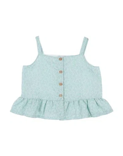 Lalalù Babies'  Toddler Girl Top Light Green Size 4 Cotton, Linen