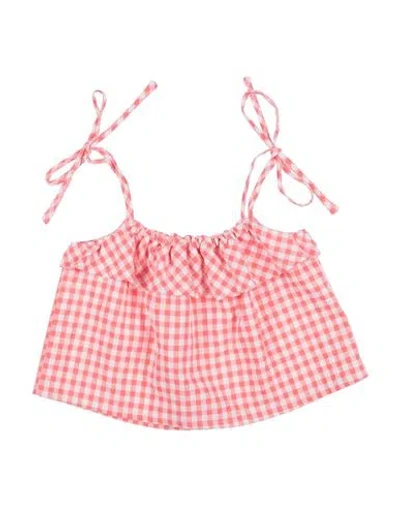 Lalalù Babies'  Toddler Girl Top Salmon Pink Size 6 Cotton, Polyester
