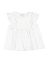 Lalalù Toddler Girl Top White Size 5 Cotton In White