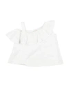 Lalalù Toddler Girl Top White Size 6 Cotton In White