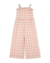 Lalalù Toddler Girl Jumpsuit Blush Size 5 Cotton, Polyester In Pink