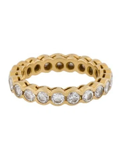 Pre-owned Lalaounis 18k Diamond Eternity Band In Multi
