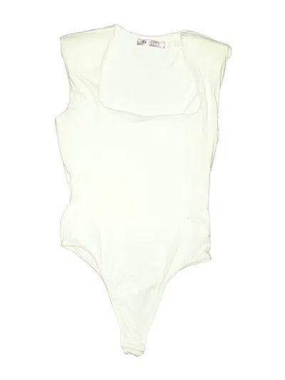 Pre-owned Lalavon Bodysuit In Ivory