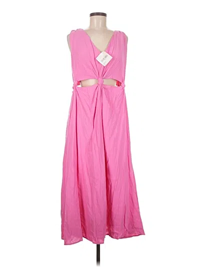Lalavon Casual Dress In Pink