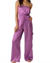 Lalavon Evelyn Jumpsuit In Purple