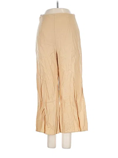 Pre-owned Lalavon Khaki Pant In Gold