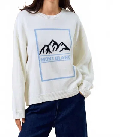 Lalavon Mont Blanc Pull-over Sweater In White