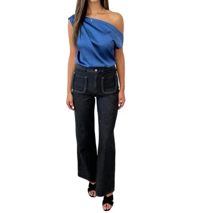 Lalavon Oakleigh Boot Cut Jeans In Black