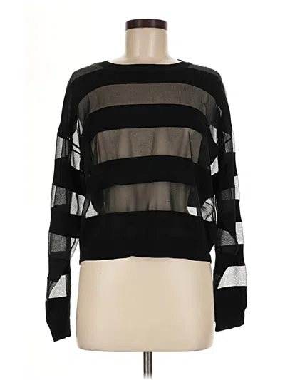 Pre-owned Lalavon Pullover Sweater In Black
