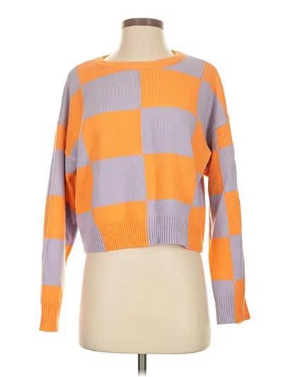 Pre-owned Lalavon Pullover Sweater In Orange