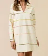 Lalavon Retro Mini Dress In Yellow In Yellow