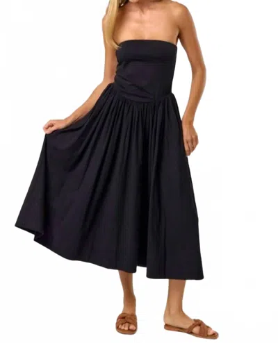 Lalavon The Blake Strapless Dress In Black