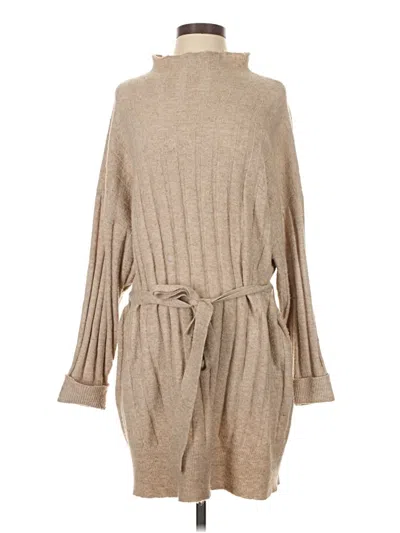 Pre-owned Lalavon Turtleneck Sweater In Tan