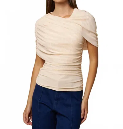 Lalavon Women's Coast Top In Champagne In White