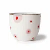 Lali Design Studio Pink / Red / White Enjoy Blush Bubble Dots Espresso Cup Porcelain In Multi