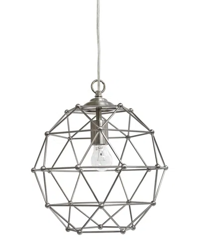 Lalia Home Laila Home 1-light Hexagon Industrial Rustic Pendant-light In Brown