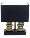 Lalia Home 14in Contemporary Tranquil Stone Table Lamp