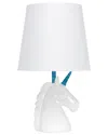 Lalia Home 15.5in Sparkling Glitter Unicorn Table Lamp With Led Bulb Included