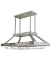 Lalia Home Laila Home 2-light Led Overhead Wine Rack In Brown
