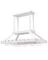 Lalia Home Laila Home 2-light Led Overhead Wine Rack In White