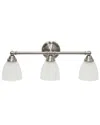 Lalia Home 25in Essentix Traditional 3-light Wall Mounted Fixture