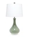 Lalia Home 26.25in Classix Modern Ceramic Droplet Table Lamp