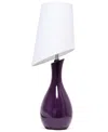 Lalia Home 29" Eggplant Contemporary Table Lamp In Purple