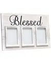 Lalia Home 3 Photo Collage Frame 4x6 Picture Frame In White