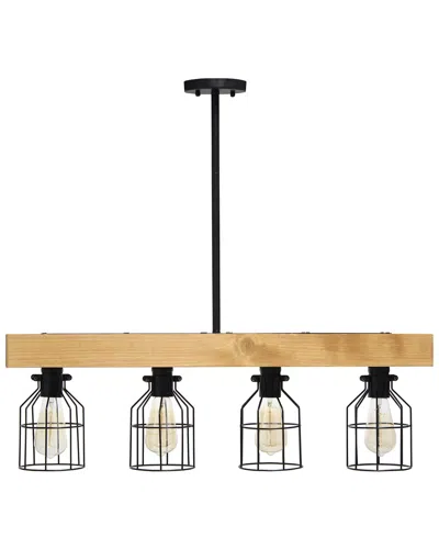 Lalia Home 4-light Farmhouse Beam Pendant