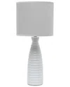 Lalia Home Alsace Bottle Table Lamp In Gray