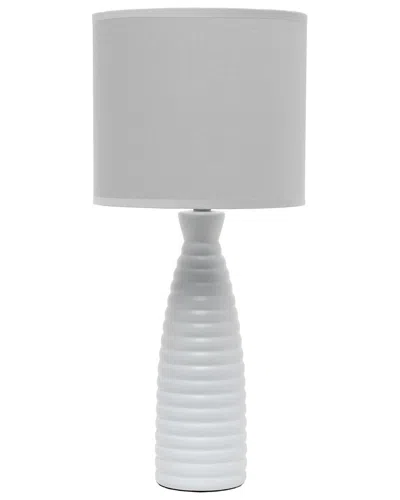 Lalia Home Alsace Bottle Table Lamp In Gray