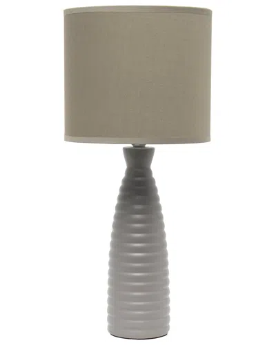 Lalia Home Laila Home Alsace Bottle Table Lamp In Taupe