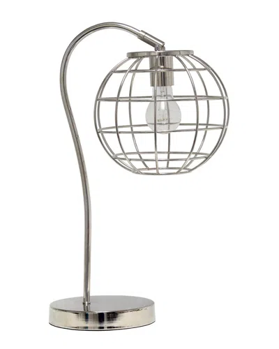 Lalia Home Arched Metal Cage Table Lamp In Metallic
